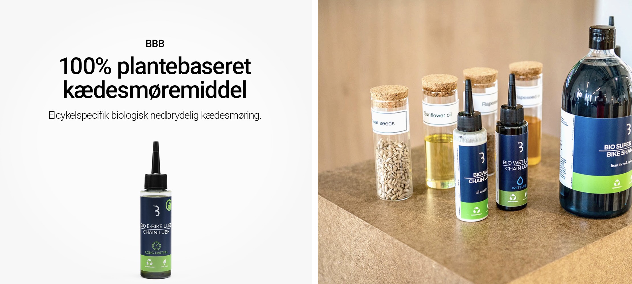 BBB kædesmøreolie - 100% plantebaseret